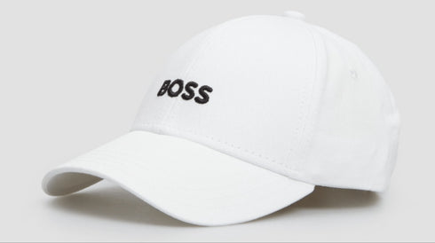 Hugo Boss hat for man כובע בוס בצבע לבן לגבר